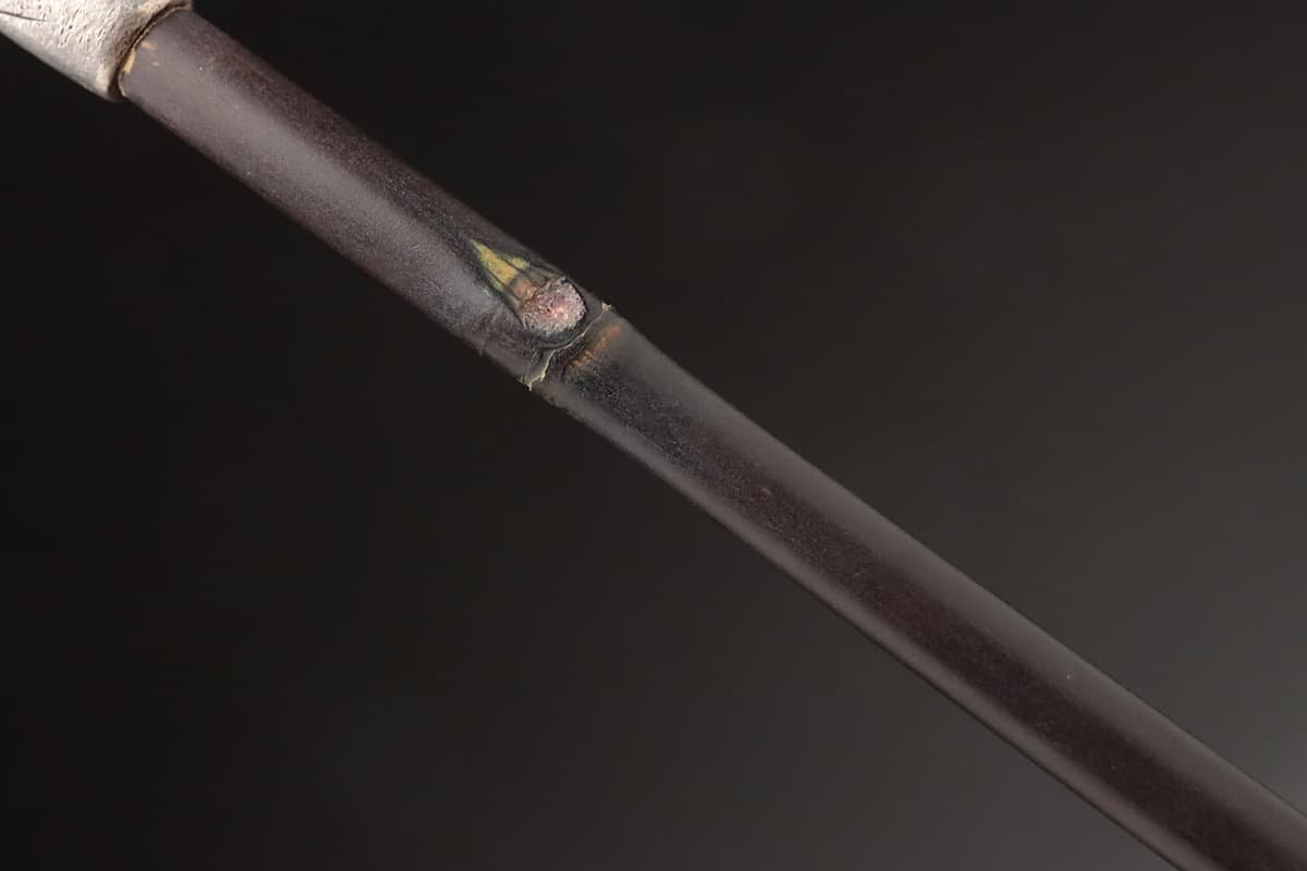 EL564 時代 喫煙具【竹直 作】銀煙管 全長23.5cm 重40g・銀高彫雲龍文 