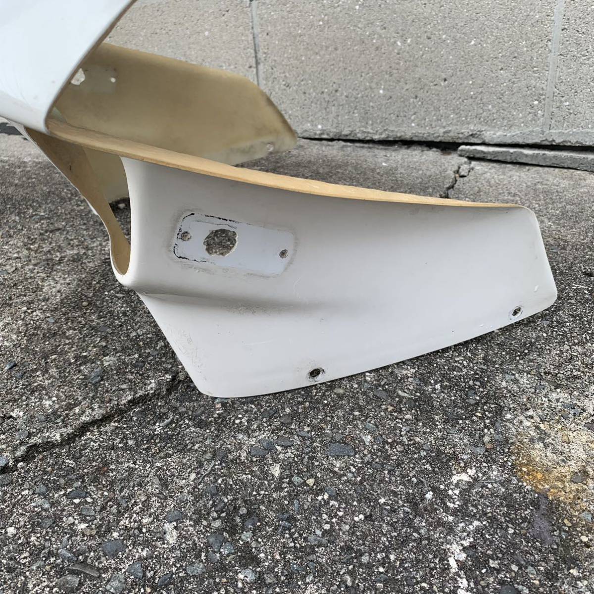 FRP製 NS-1用 耐久アッパーカウル　オレンジ　ライト付き FRP製 NS-1用 耐久アッパーカウルオレンジライト付き