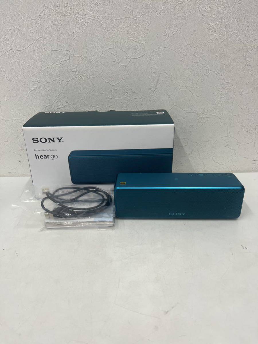 ⑦SONY Bluetooth スピーカー h.ear go SRS-HG1(L) ビリジアンブルー