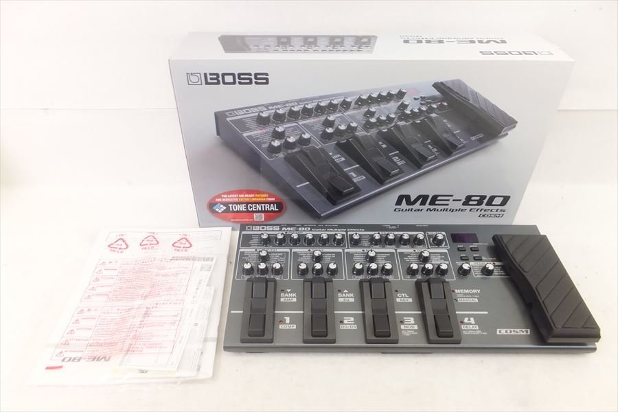 ▼ BOSS ボス ME-80 エフェクター 取扱説明書有り 元箱付き 中古 現状品 230705Y6267