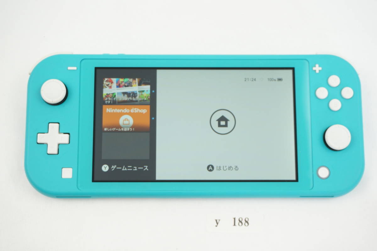 ジャンク Nintendo Switch Lite スイッチ ライト ターコイズブルー 訳