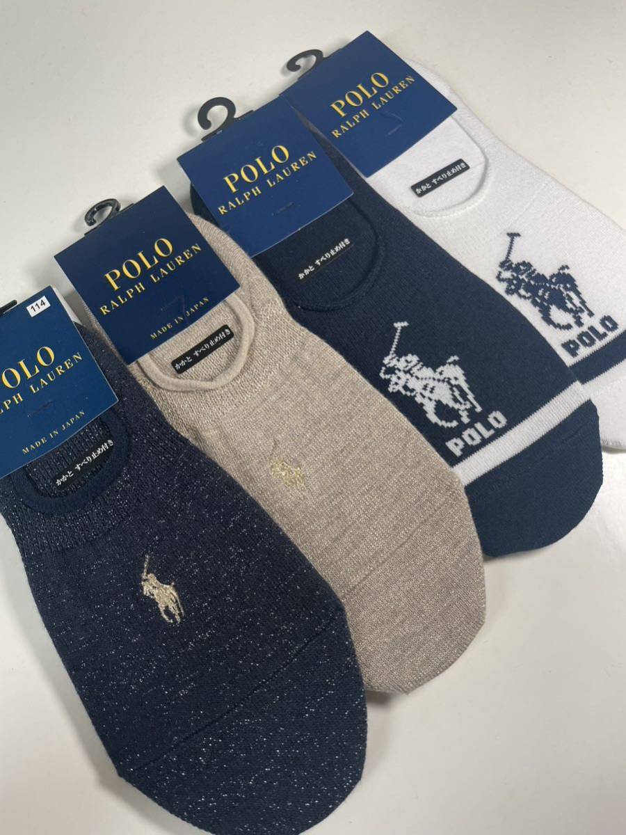 114 送料無料 ポロ　ラルフローレン　polo 靴下 レデスース 婦人 ソックス フットカバー　スニーカーソックス　ブランドソックス
