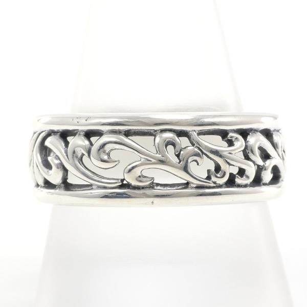 シンズ スカルプチャー シルバー リング 指輪 23.5号 総重量約8.3g 中古 美品 送料無料☆0315