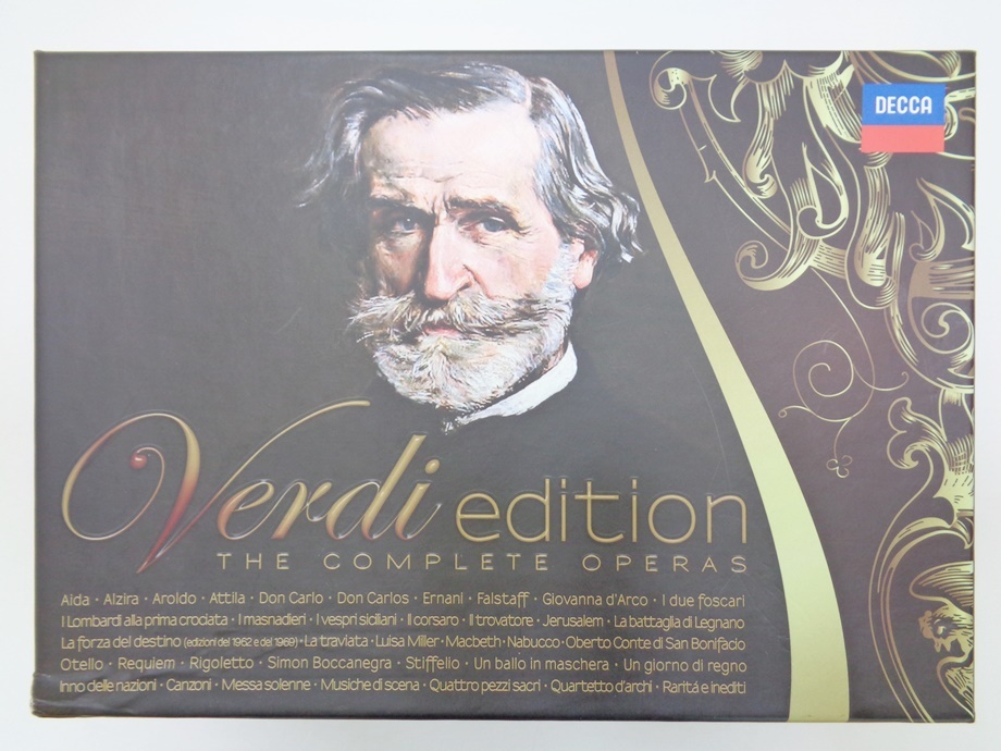 Operas ヴェルディ:オペラ Verdi edition THE COMPLETE OPERAS 74枚組