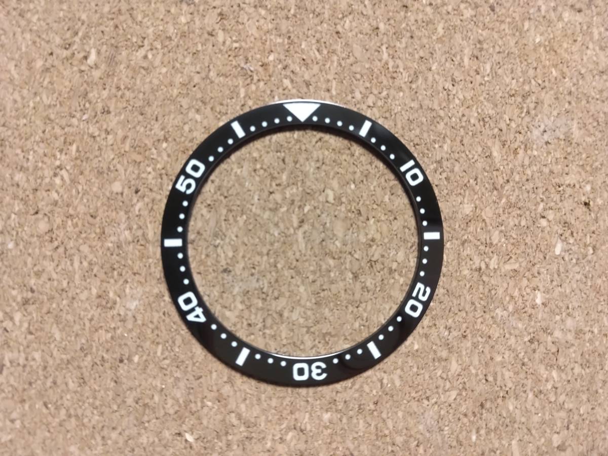社外品 SEIKO セラミック製 復刻サード用ベゼルインサート 純正タイプ