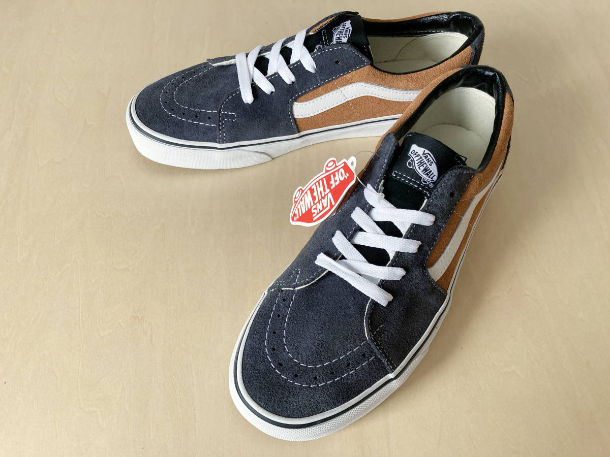 1円新品【1点もの】29cm バンズ スケートロー VANS SK8-LOW CHARCOAL 