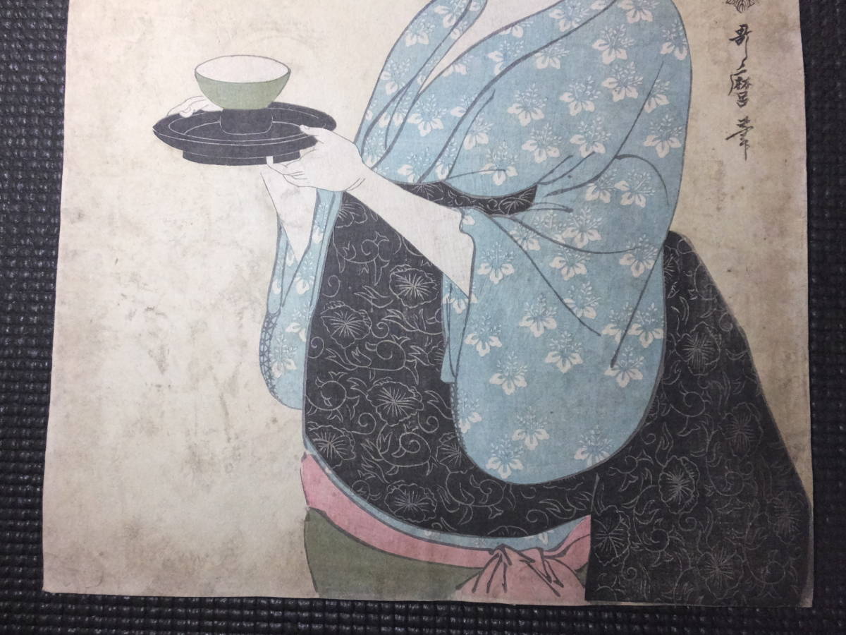 美術品・アンティーク・コレクション 谷川泰宏 真作保証 版画 美人画