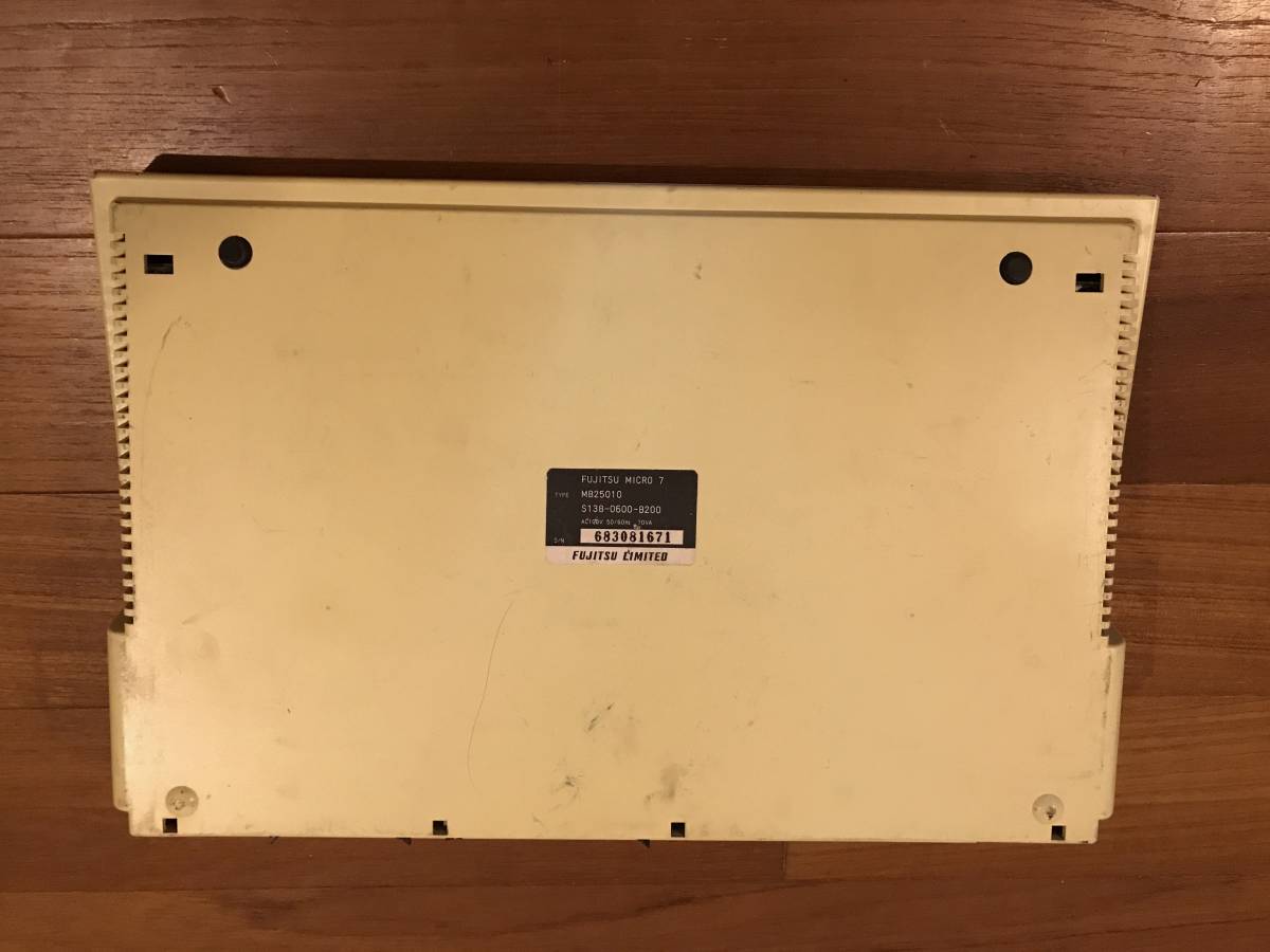 FUJITSU MICRO 7　富士通　FM-7 （おまけとして自作のRS-232Cインターフェースカード付き）ジャンク品です_4