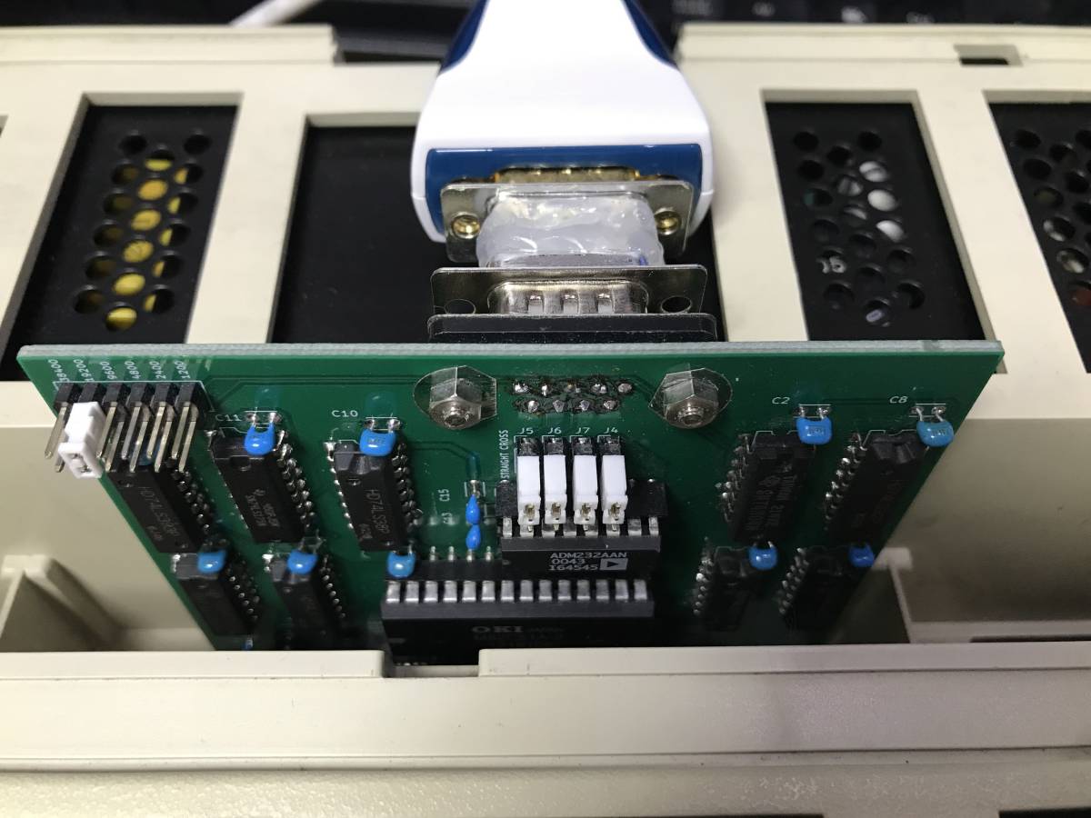 FUJITSU MICRO 7　富士通　FM-7 （おまけとして自作のRS-232Cインターフェースカード付き）ジャンク品です_8