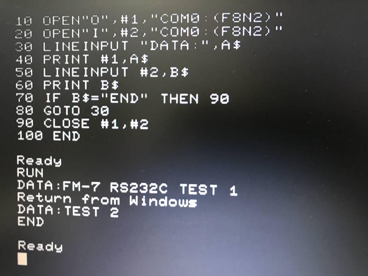 FUJITSU MICRO 7　富士通　FM-7 （おまけとして自作のRS-232Cインターフェースカード付き）ジャンク品です_9