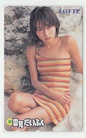 7-y518 榎本加奈子 ロッテ テレカ