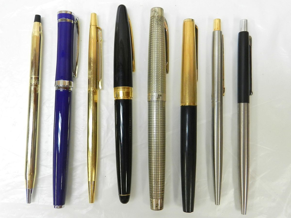 1000円スタート 万年筆/ボールペン等 約60点 CROSS/PARKER/MONTBLANC