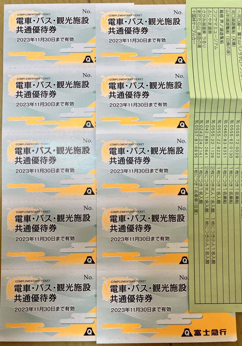 富士急ハイランド　フリーパス引換券ペア