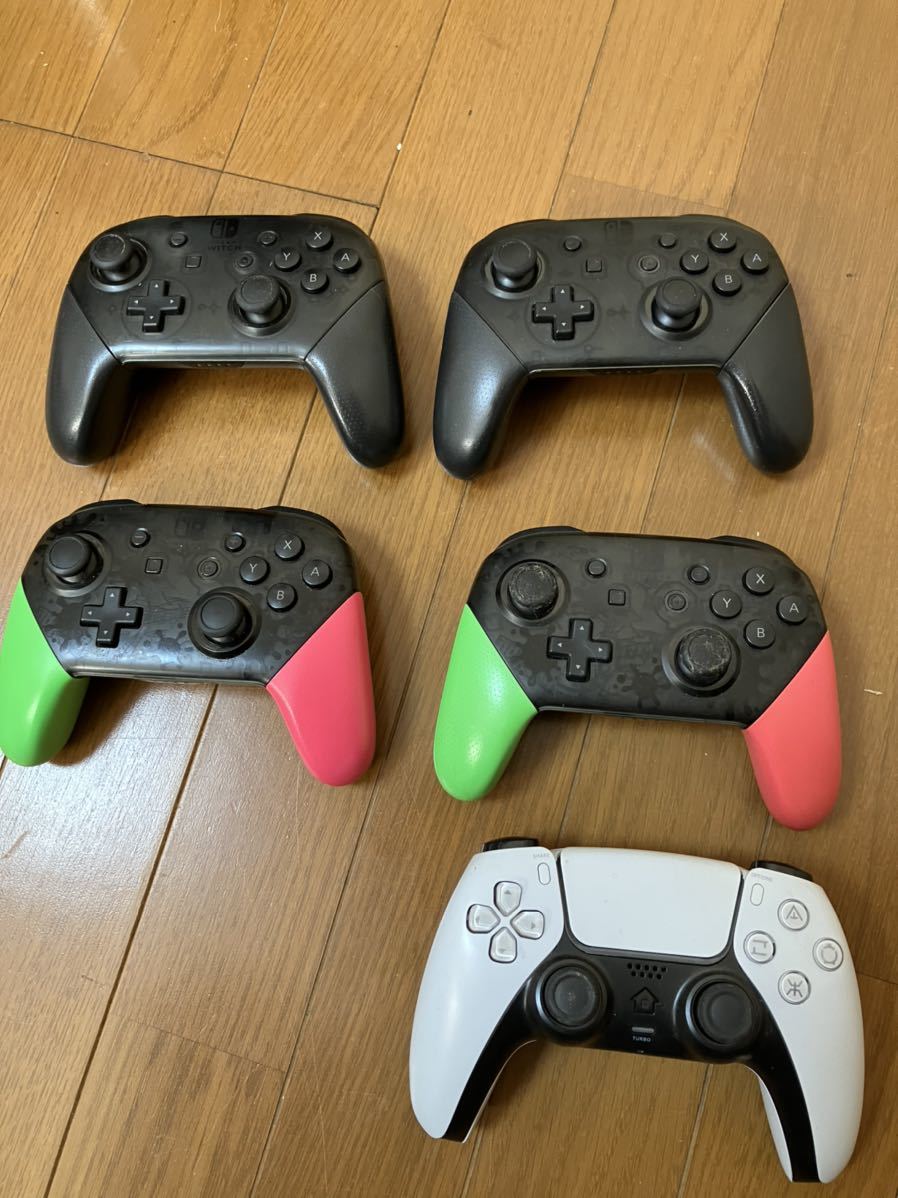 動作確認済み/ジャンク/22-04-202】まとめ5個 Nintendo Switch Pro