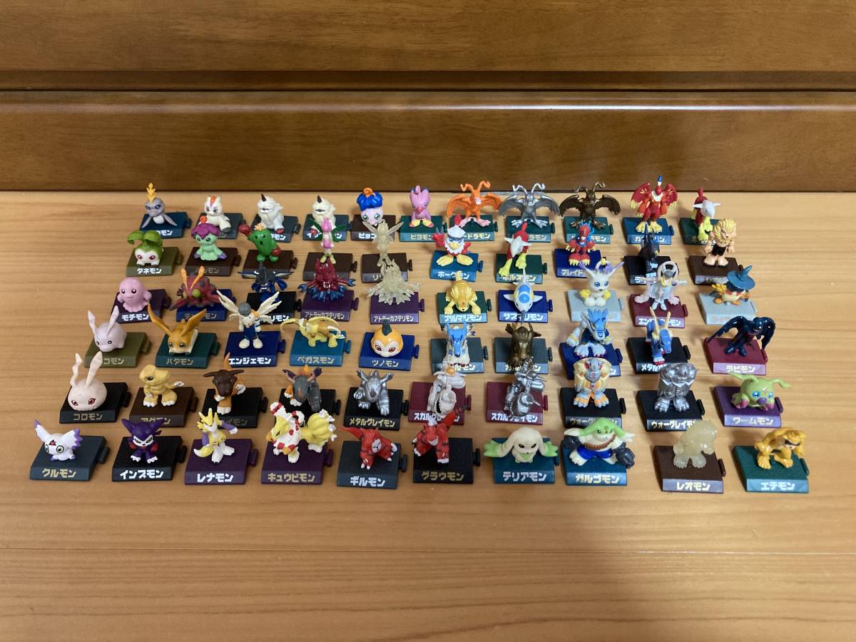 デジタルモンスター　デジモン　ワンダーカプセル　フィギュア　台座付き　まとめ売り　セット　当時品　チョコスナック