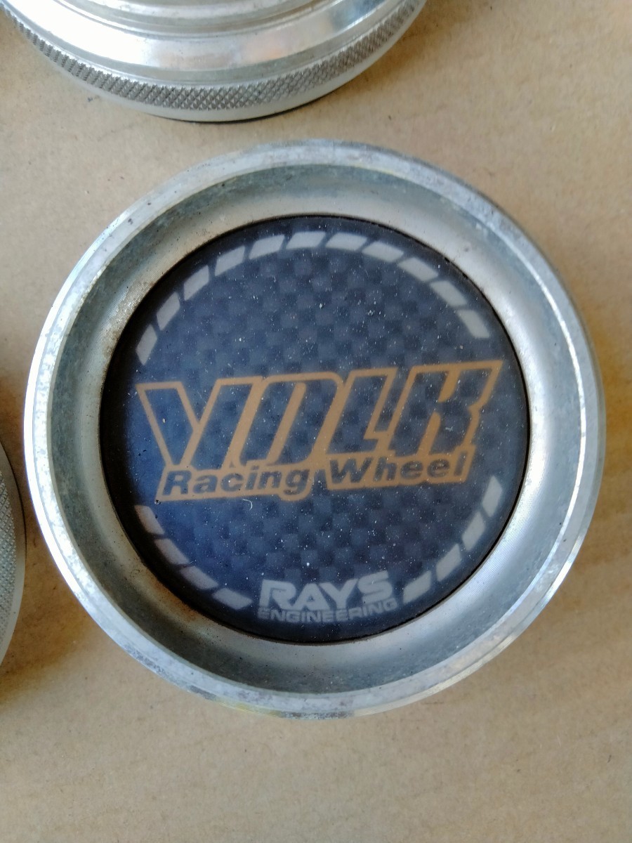 本物 送料込み RAYS VOLK RACING GT ハイタイプ2 カーボン柄 センター 