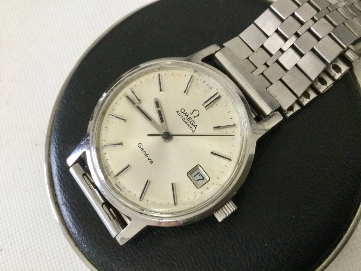 オメガ　ジュネーブデイト　自動巻き　メンズ　稼働品cal:1012