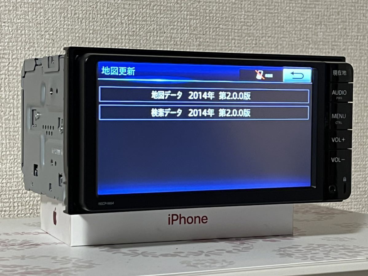 トヨタ純正SDナビ NSCP-w64 7インチ2015年版地図データ
