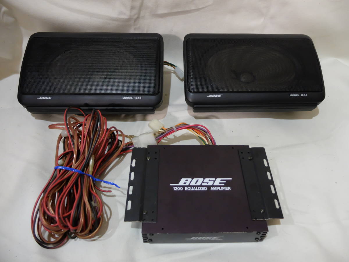 ボーズ BOSE Model 1203SP + 1200EA スピーカー イコライザーアンプ