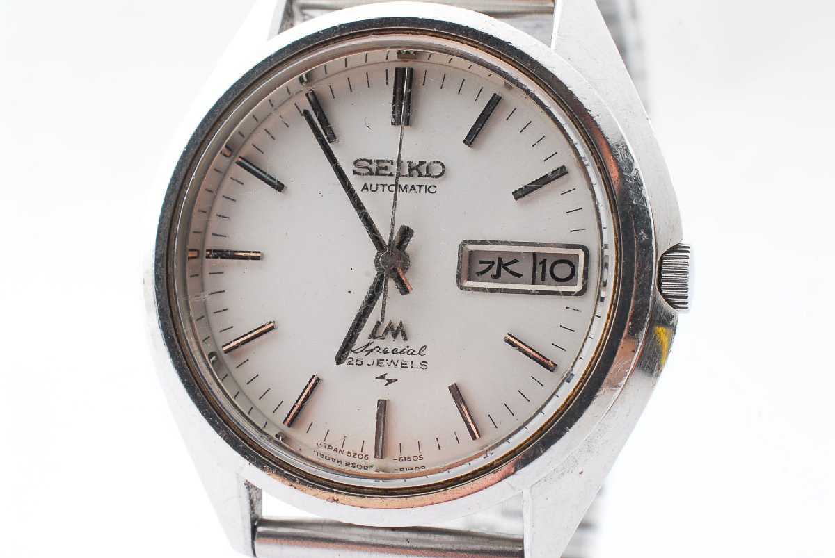 稼働品 セイコー ロードマティック デイデイト 自動巻 SS 5206-6130 メンズ 腕時計 SEIKO