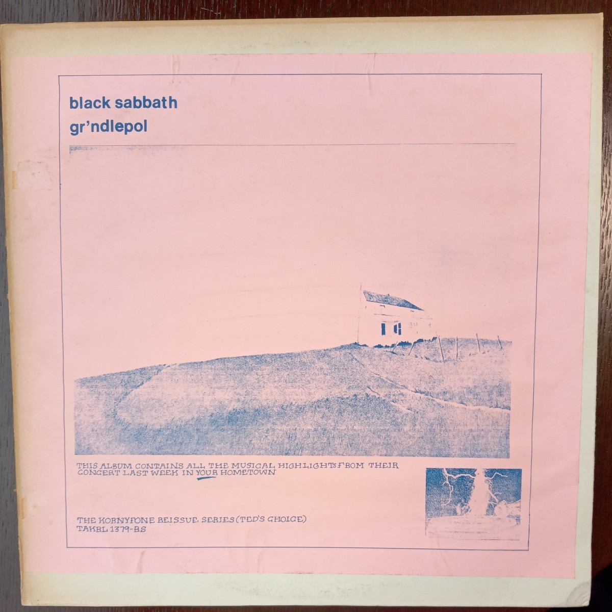 black sabbath gr'ndlepol ブラック・サバス takrl live ライブ analog record vinyl レコード アナログ lp 
