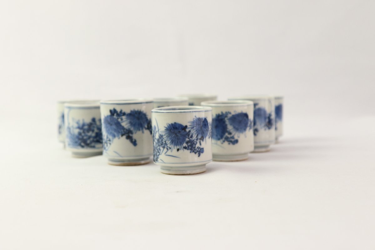 【100%新品】 伊万里 染付 菊草花の絵 のぞき猪口 十客(染付)｜売買されたオークション情報、yahooの商品情報をアーカイブ公開 - オークファン 伊万里、有田