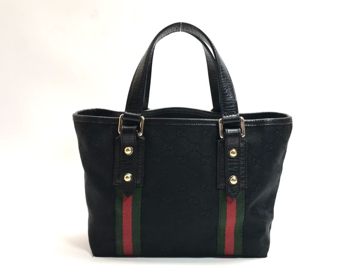 GUCCI ハンドバッグ GGキャンバス シェリーライン シェリーライン GG