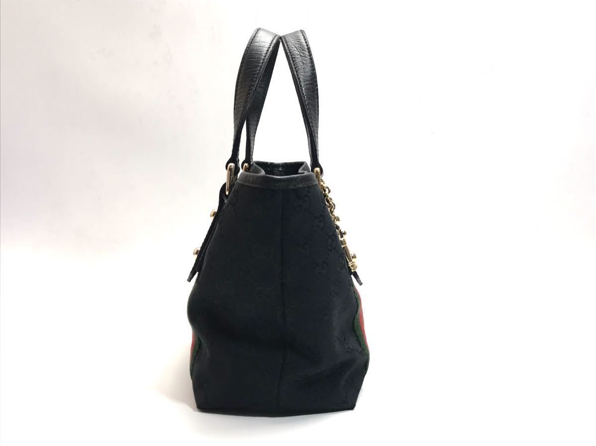 GUCCI ハンドバッグ GGキャンバス シェリーライン シェリーライン GG