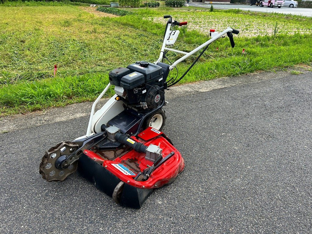 簡単に動作確認済み☆共立 AZあぜ草刈機 AZ746F ウイングモア 自走式 