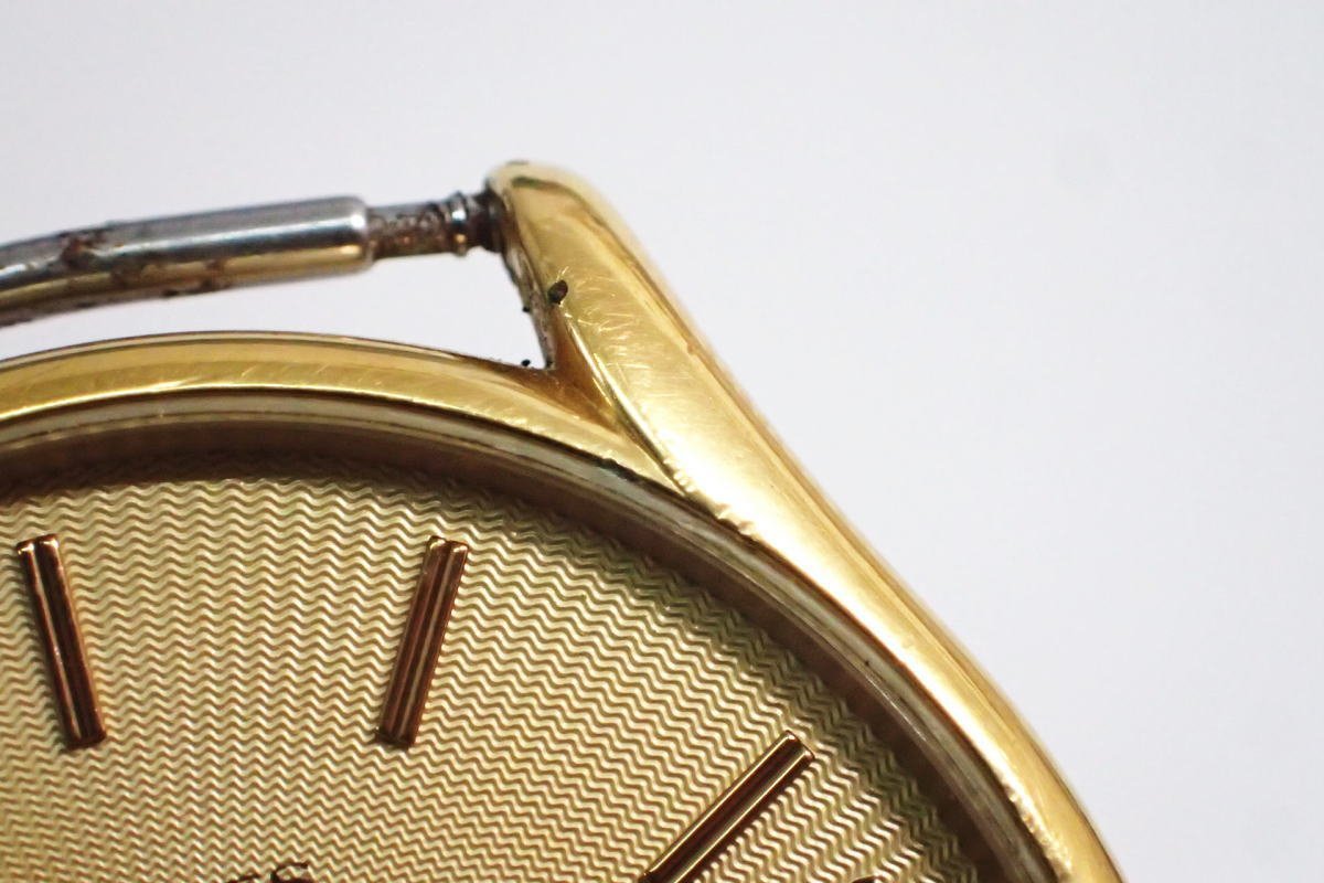 1円【LONGINES】稼働品 ロンジン クオーツ L150.4 ギョーシェ文字盤 