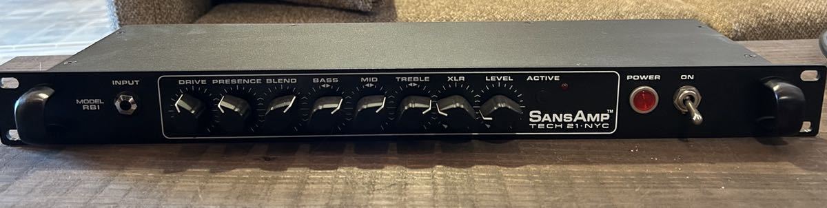 TECH21 NYC SANSAMP RBI 美品 0 Tech SansAmp for Rackmount Music