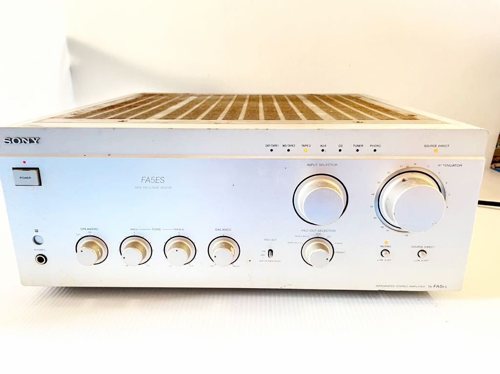 SONY プリメインアンプ TA-FA5ES 1994年製 ジャンク SONY プリメイン