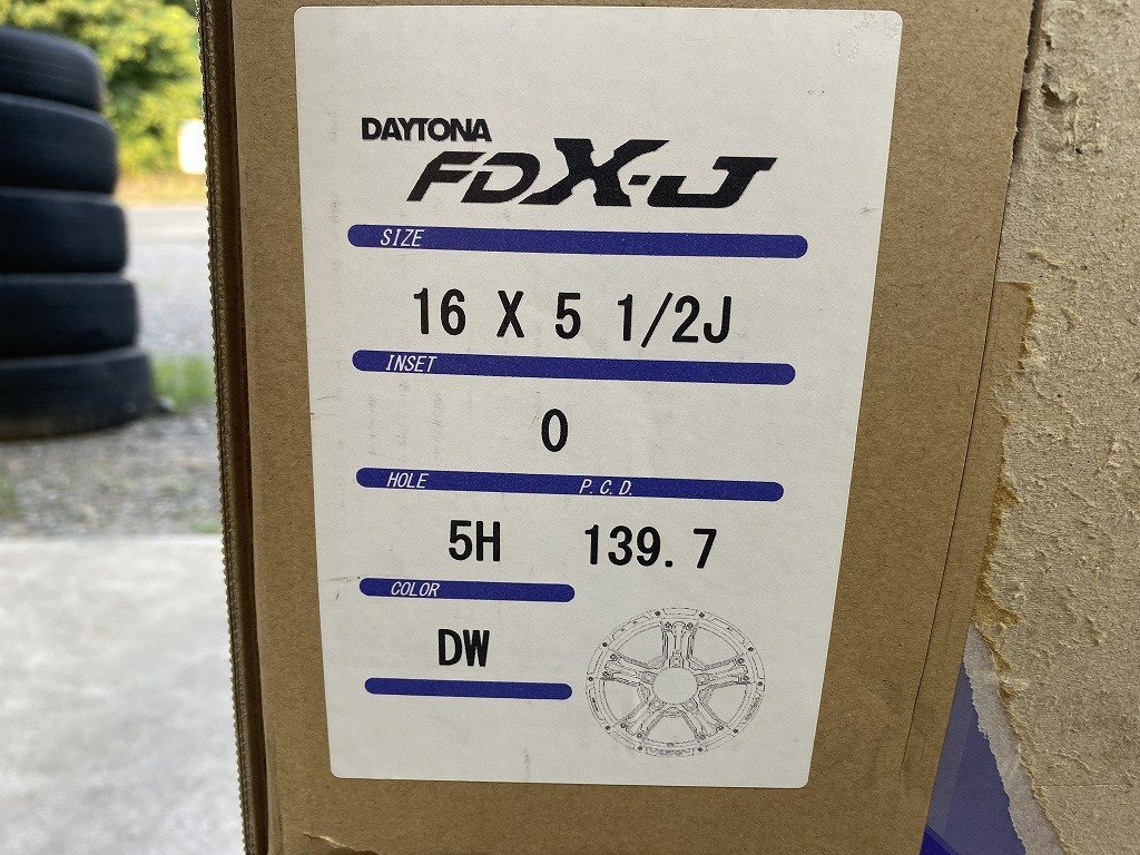 新品 未使用 5本 スペア用付き ☆ RAYS デイトナ FDX-J 16インチ 