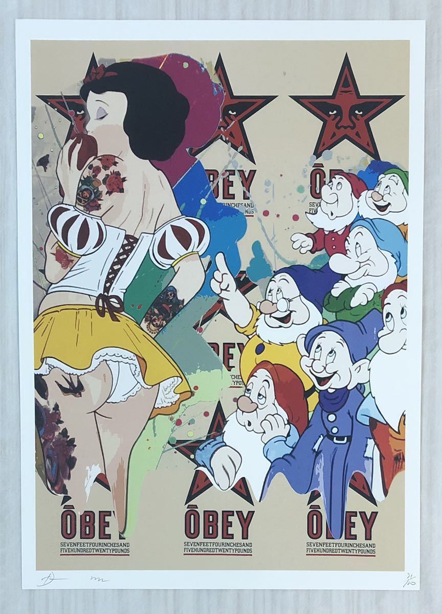 death nyc 世界限定100枚白雪姫ディズマランドOBEY