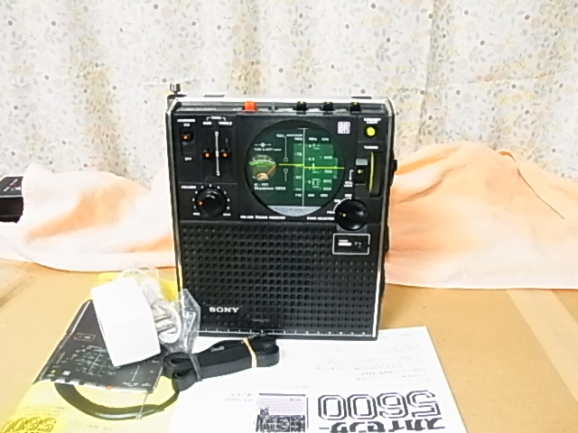 簡易動作確認 SONY ICF-5600 スカイセンサー sony ICF-5600 簡易動作