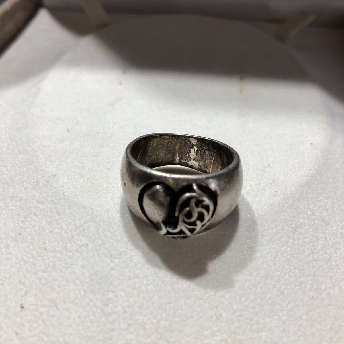 Chrome Hearts リング 指輪 シルバー　ハートモチーフ　1995 CHROME HEARTS ?シルバーリング 1995 sterling知識がないためそのまま