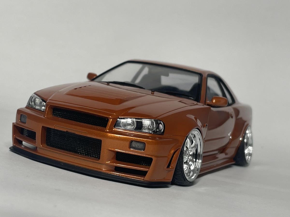 1/24 タミヤ ニスモ R34 GT-R Zチューン 完成品 アルティメイト