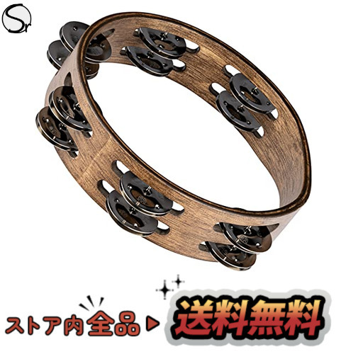 MEINL Percussion マイネル タンバリン Compact Wood Tambourine
