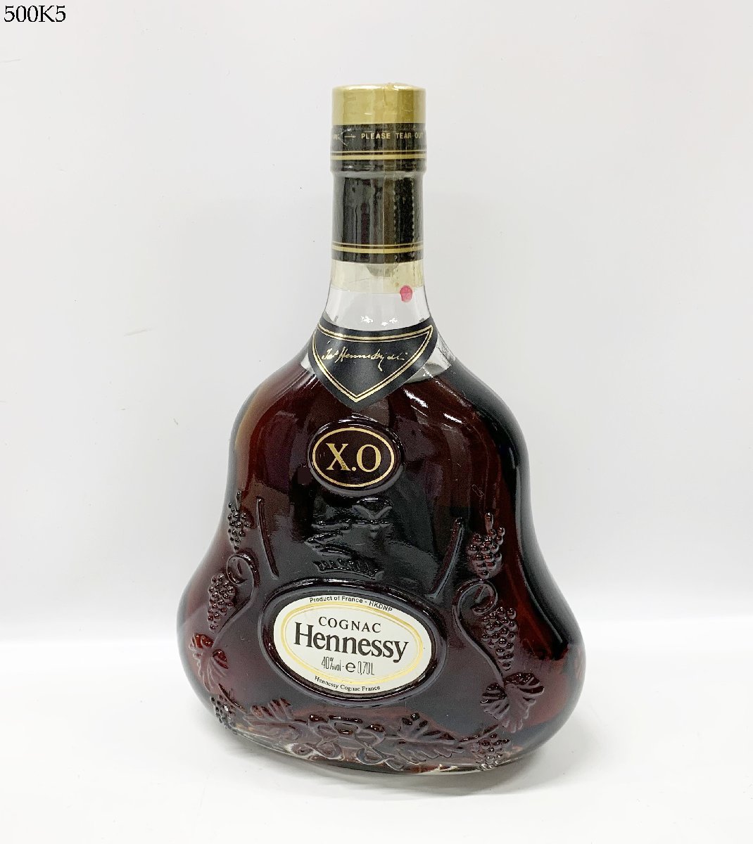 ★未開栓 Hennessy ヘネシー X.O COGNAC コニャック 700ml 40% ブランデー クリアボトル 洋酒 古酒 500K5.
