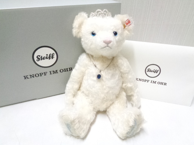 【未使用品】 997体限定 Steiff Princess Di Teddybear シュタイフ プリンセス ダイアナ テディベア 30cm EAN006678 箱入り
