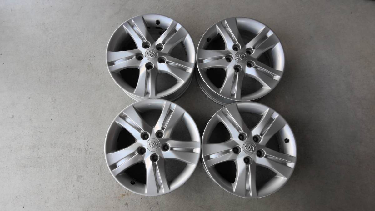 定番，大人気 ラッシュ 6Jx16 ＋50 PCD114.3 5H 純正アルミホイール 4本セット 品(純正品)｜売買されたオークション情報、yahooの商品情報をアーカイブ公開 - オークファン 5穴