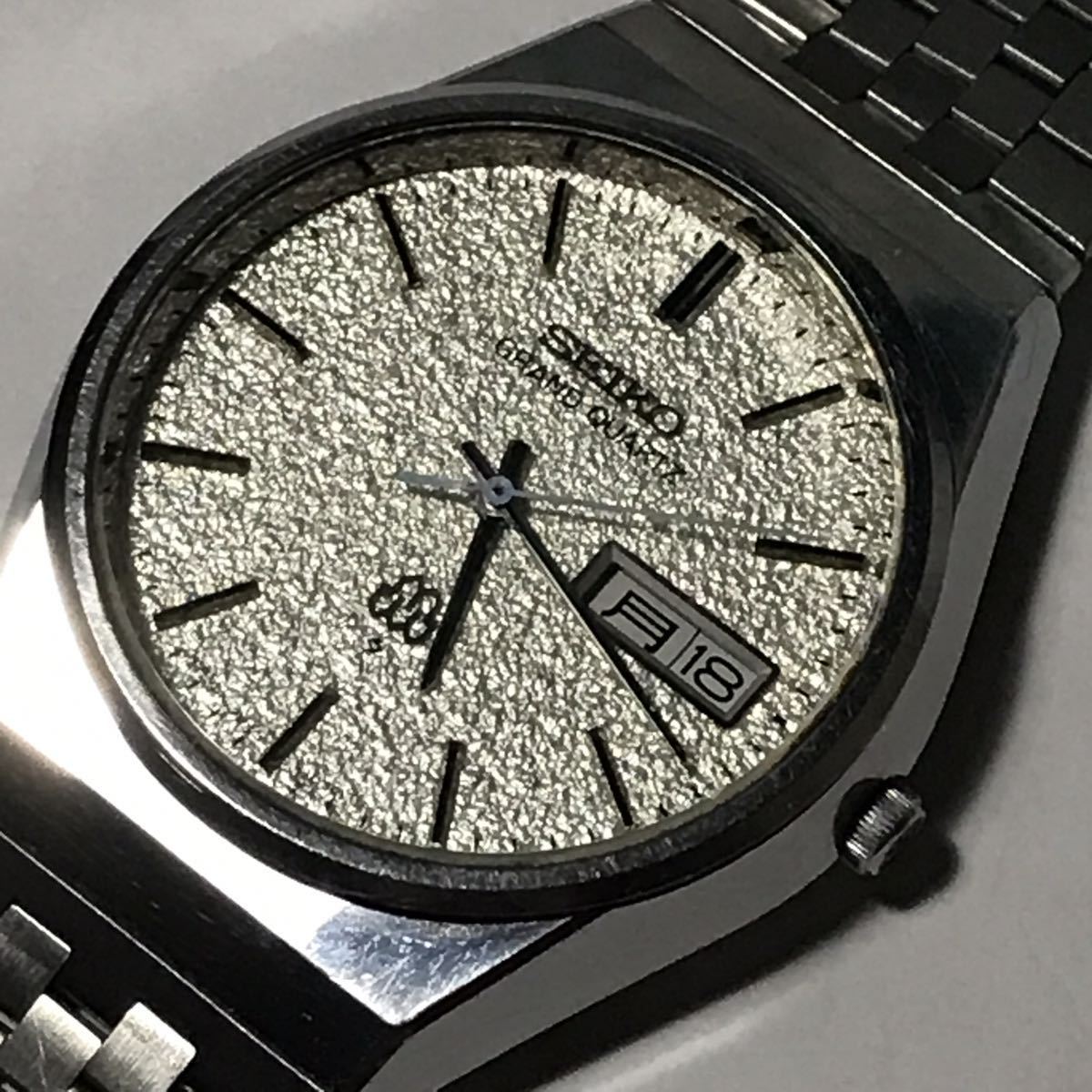 SEIKO グランドクォーツ ツインクォーツ 雪目文字盤 セイコー 9943 美 