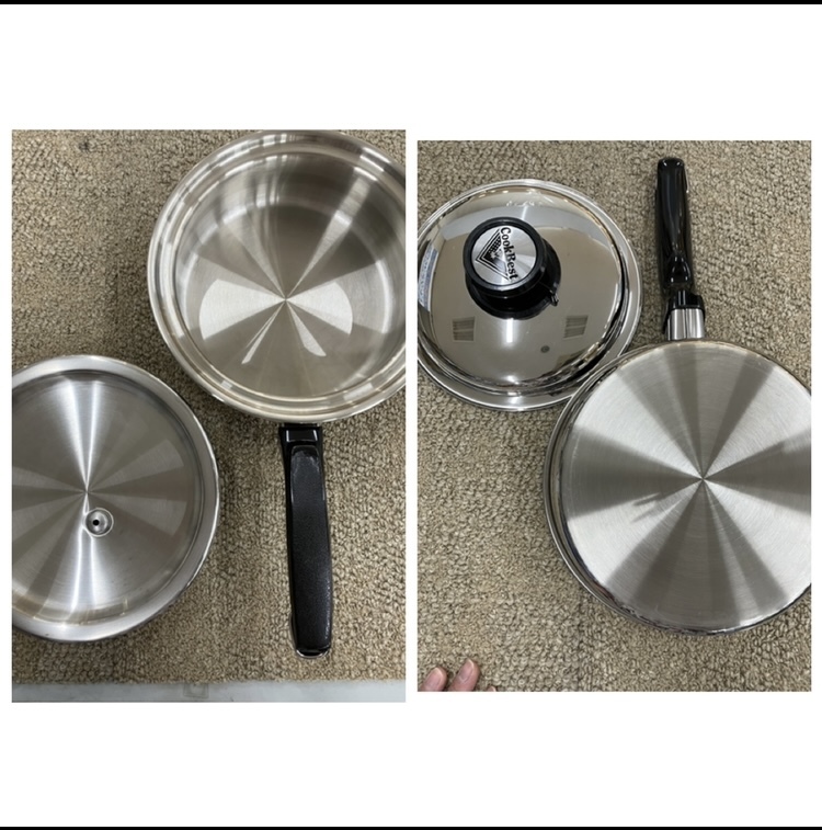 未使用・長期保管品 2個セット Cookbest クックベスト 両手鍋 片手鍋