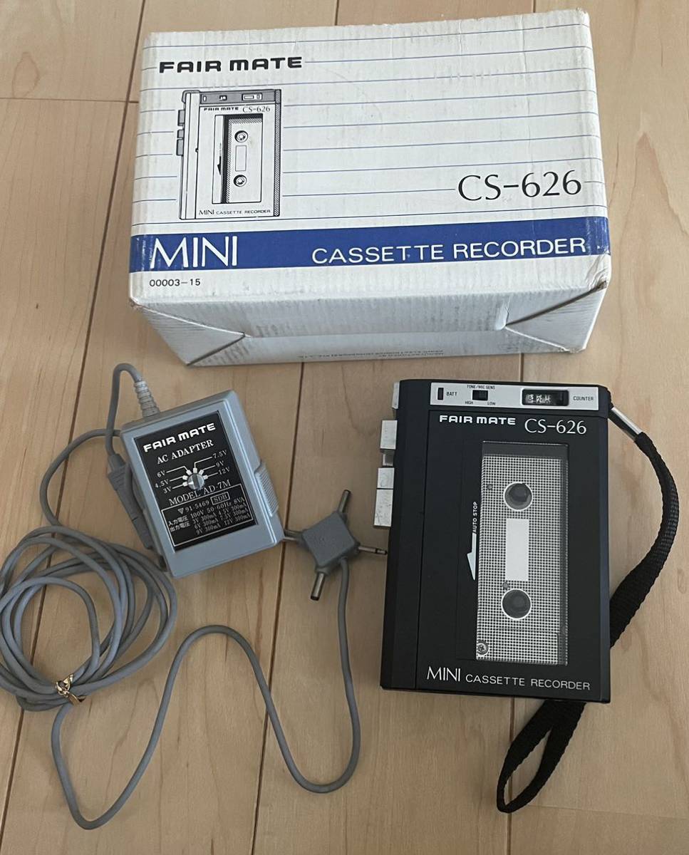 朝日電機 fair mate ラジオ カセット レコーダー CR-390 オーディオ