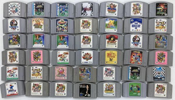X788 ■ジャンク◇NINTENDO 64 ソフト 42本 まとめて 動作未確認 カードリッジのみ 任天堂