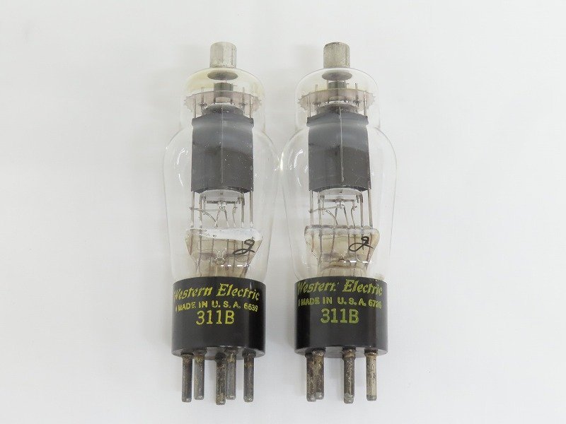 □□Western □□Western Electric 311B 真空管 2本 S/N 6639/6726
