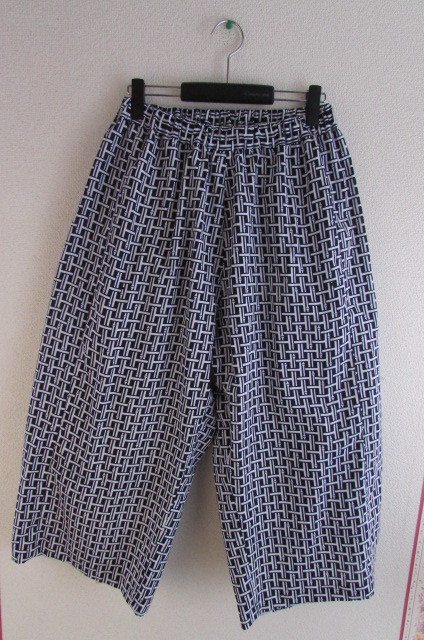 着物リメイク☆浴衣反物よりエッグパンツ