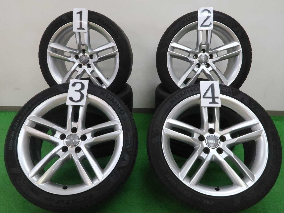 b*k様 Audi A7 S-LINE 純正19インチ タイヤホイールセット 19インチ A7 アウディ 純正ホイール S-LINE ) 4本 アウディ 純正 A7 S