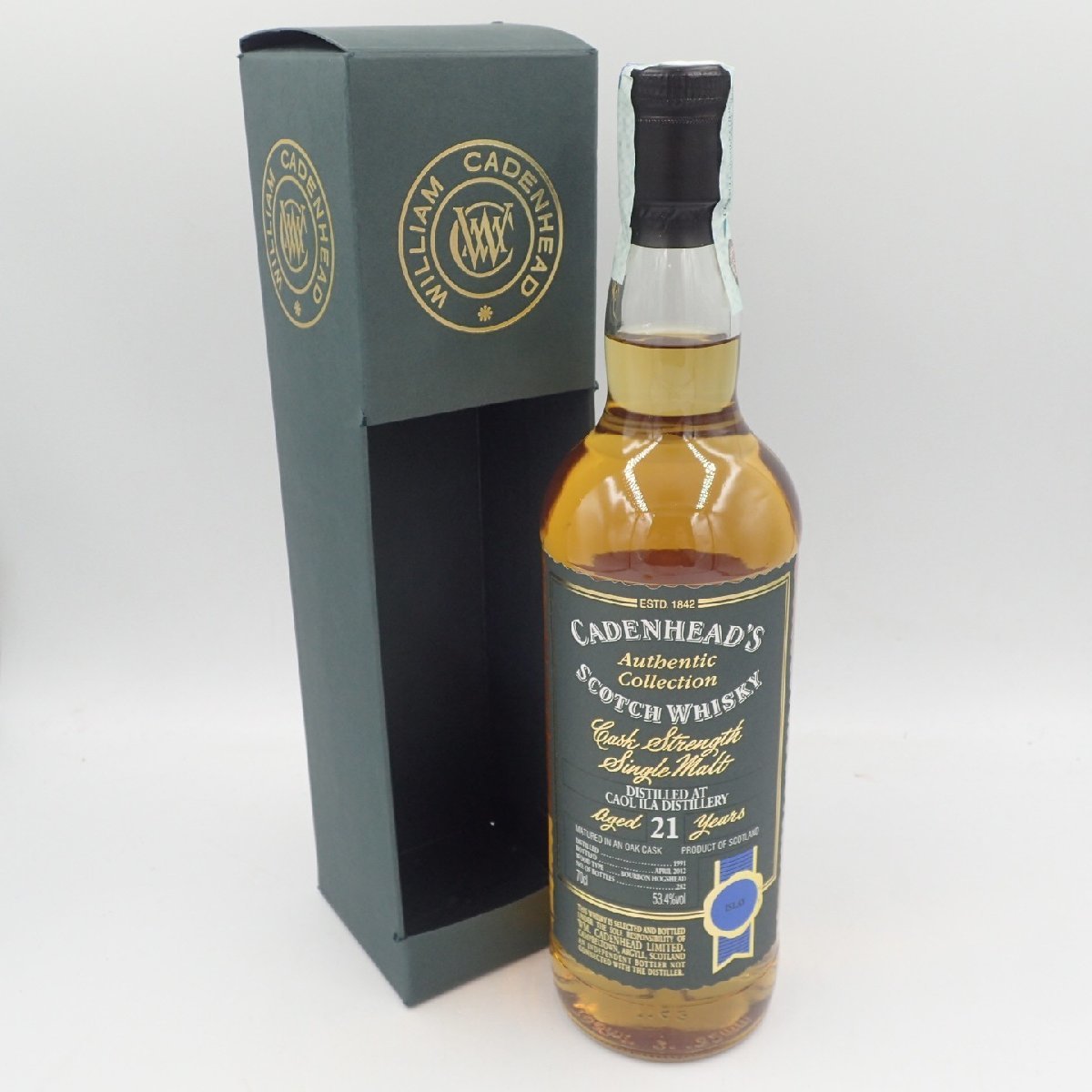 ケイデンヘッド カリラ 21年 1991-2012 700ml 53.4％ CADENHEAD’S CAOL ILA【V1】