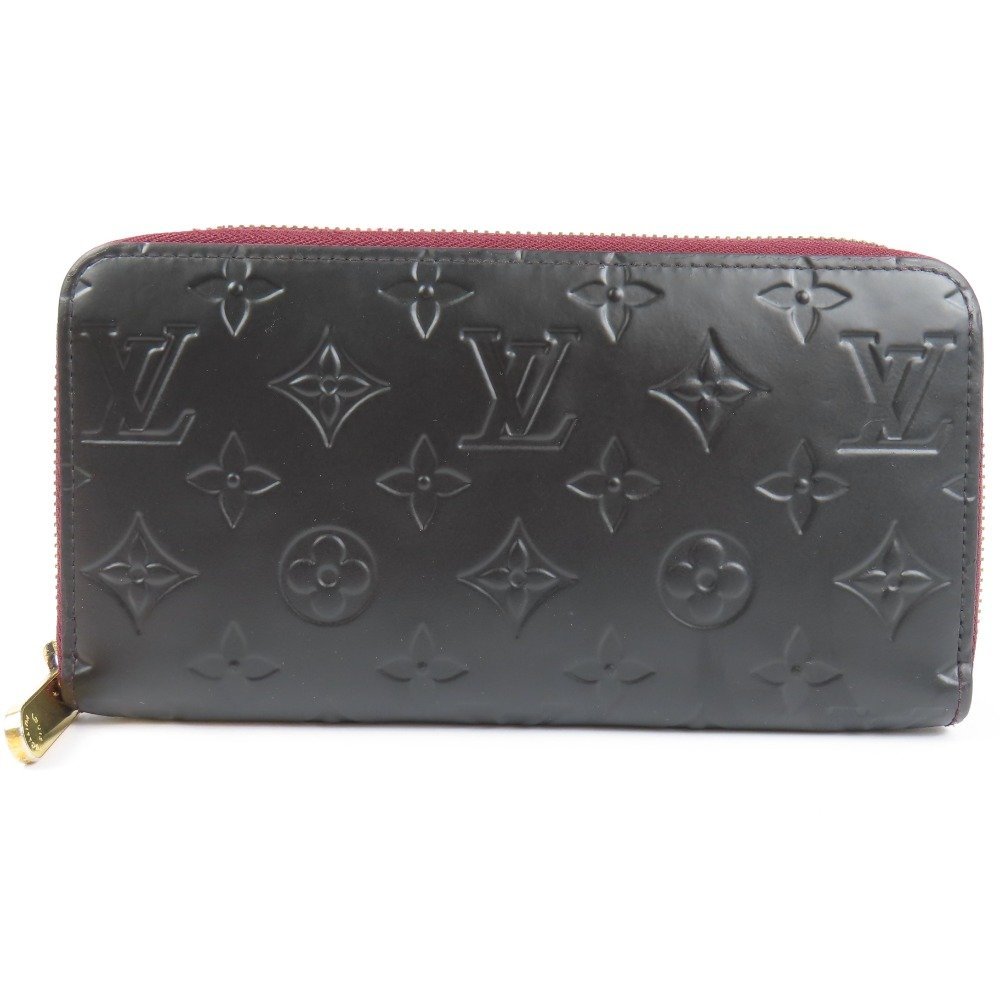 65378★1円スタート★LOUIS VUITTON ルイヴィトン 美品 ジッピー ヴェルニ ラウンドファスナー長財布 パテントレザー ブラック